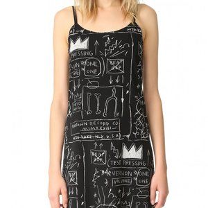AO X Basquiat Beat Bop Slip Dress